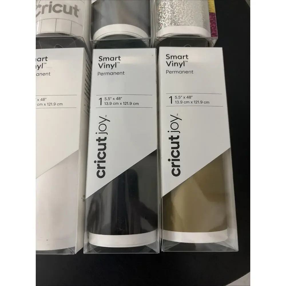 Cricut Joy Smart Vinyl Assorted. Brand New Lot Of 7 (226)